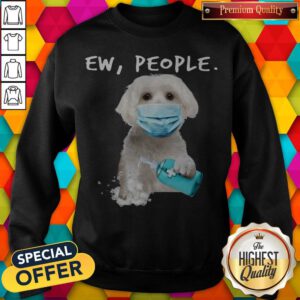 Funny Maltese Face Mark Ew People Sweatshirt