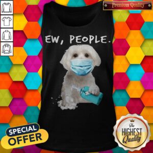 Funny Maltese Face Mark Ew People Tank Top