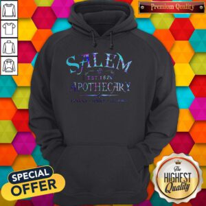 Funny Salem Est 1629 Apothecary Potions Tonics Elixirs Color Hoodie
