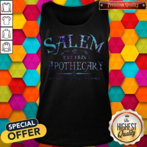 Funny Salem Est 1629 Apothecary Potions Tonics Elixirs Color Tank Top