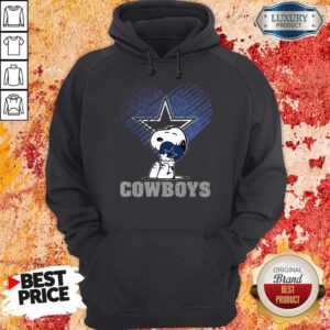 Funny Snoopy Hug Heart Dallas Cowboys Hoodie