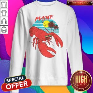 Good Maine Lobster Sunglasses Sweatshirt
