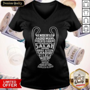 Henderson Sadio Mane Roberto Firmino Salah Fabinho Origi Alisson Shaqiri Milner V-neck