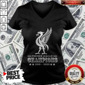 Liverpool Football Club Premier League Champions 2019 2020 Stars V-neck