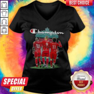Nice Champion You’ll Never Walk Liverpool Signatures V-neck