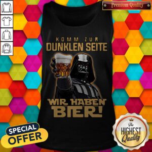 Nice Darth Vader Komm Zur Dunklen Seite Wir Haben Bier Tank Top