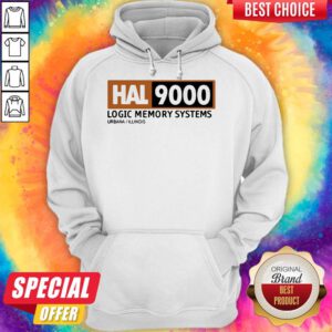 Nice Hal 9000 Logic Memory Systems Urbana Illinois Hoodie