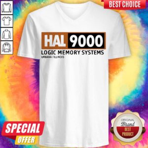 Nice Hal 9000 Logic Memory Systems Urbana Illinois V-neck
