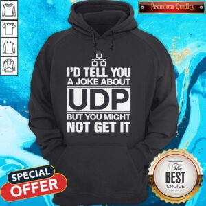 Nice I’d Tell You A Joke About Udp But You Might Not Get It Hoodie