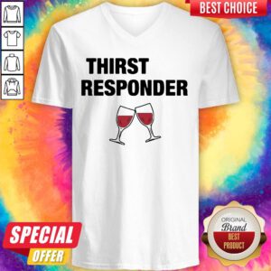 Nice Thirst Responder Wine Classic V-neck
