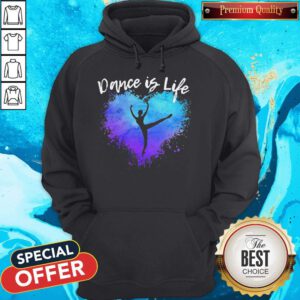 Premium Dance Is Life Colorful Hoodie