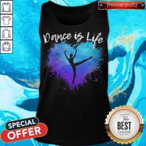 Premium Dance Is Life Colorful Tank Top
