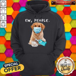Premium Golden Retriever Face Mark Ew People Hoodie