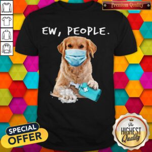 Premium Golden Retriever Face Mark Ew People Shirt