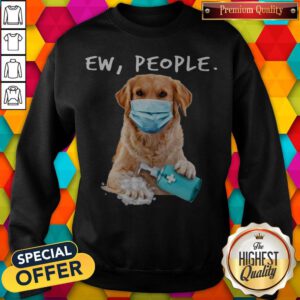 Premium Golden Retriever Face Mark Ew People Sweatshirt