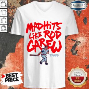 Premium Madhits Like Rod Carew 77 Mvp V-neck