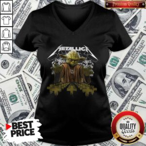 Premium Metallica Master Yoda V-neck