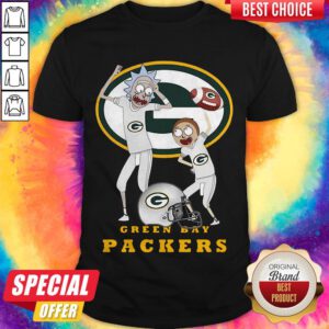 Premium Rick And Morty Green Bay Packers Shirt