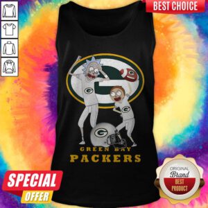 Premium Rick And Morty Green Bay Packers Tank Top