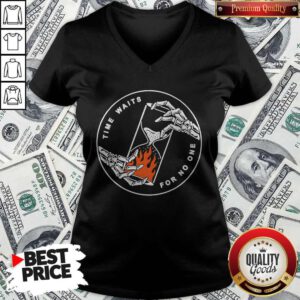 Premium Time Waits For No One V-neck