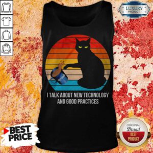 Pretty Cat My Code I Talk About New Technology And Good Practices Vintage Tank Top