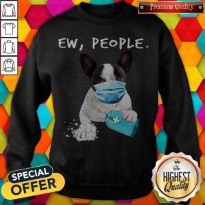 Pretty French Bulldog Face Mark Ew People Sweatshirt