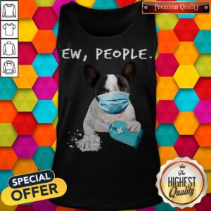 Pretty French Bulldog Face Mark Ew People Tank Top