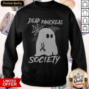 Pretty Ghost Dead Pancreas Society Nurse Sweatshirt