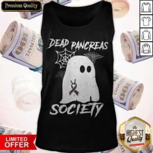 Pretty Ghost Dead Pancreas Society Nurse Tank Top