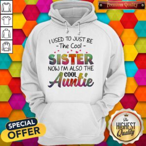 Pretty I Used To Just Be The Cool Sister Now I’m Also the Cool Auntie Hoodie