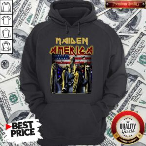 Pretty Maiden America Flag Hoodie