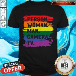 Pretty Person Woman Man Camera Tv Classic Shirt
