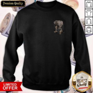 Pretty Pocket In A Elephants Sweatshirt