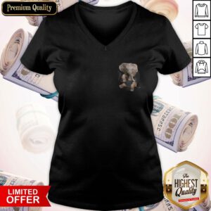 Pretty Pocket In A Elephants V-neck