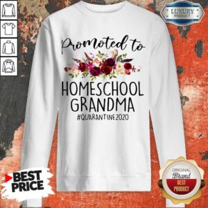 Pretty Promoted To Homeschool Grandma Quarantine 2020 Sweatshirt