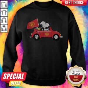 Pretty Snoopy Drive Manchester United Sweatshirt