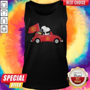 Pretty Snoopy Drive Manchester United Tank Top