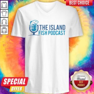 Pretty The Island Fish Podcast V-neck