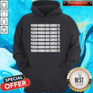 Pretty United States Person Woman Man Camera TV Hoodie