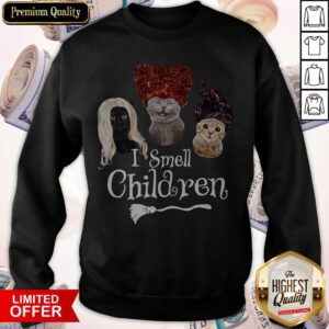 Top Cats Hocus Pocus I Smell Children Sweatshirt