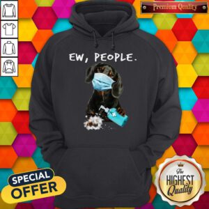 Top Dachshund Face Mark Ew People Hoodie