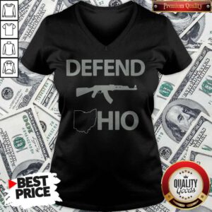 Top Defend Ohio V-neck