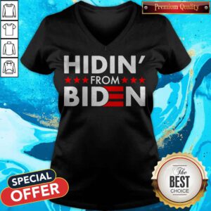 Top Hidin’ From Biden 2020 Vote V-neck