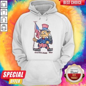 Top Independence Day Flag Eagles Cleveland USA Hoodie