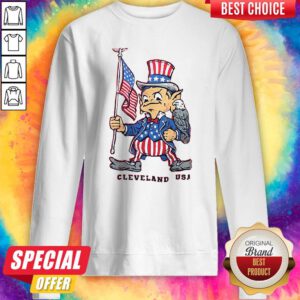 Top Independence Day Flag Eagles Cleveland USA Sweatshirt