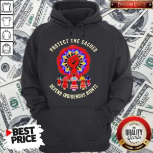 Top Protect The Sacred Defend Indigenous Rights Hoodie