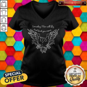Top Someday I Too Will Fly And And Find You Again V-neck