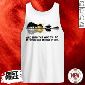 Cycling Guitar And Into The Woods I Go To Free My Mind And Find My Soul Tank Top