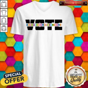 Awesome Action Changes Things Voter V-neck