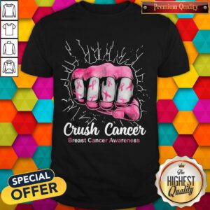 Awesome Crush Cancer Breast Cancer Awareness Shirt